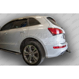 A106-E Лидер-плюс ТСУ для Audi Q5 8RB 2008-2017 без выреза бампера. Тип шара: E. Нагрузки: 1500/100 кг, масса фаркопа 22,5 кг (без электрики в комплекте)