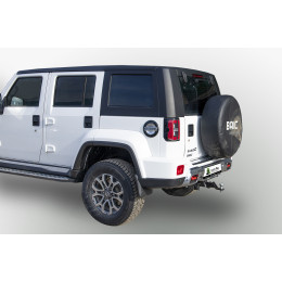 B301-E Лидер-плюс ТСУ для BAIC BJ40 (I рестайлинг) 2019-2024 без снятия и выреза бампера. Тип шара: E. Нагрузки: 1000/100 кг, масса фаркопа 16,4 кг (без электрики 