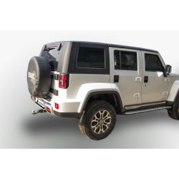 B301-E Лидер-плюс ТСУ для BAIC BJ40 (I рестайлинг) 2019-2024 без снятия и выреза бампера. Тип шара: E. Нагрузки: 1000/100 кг, масса фаркопа 16,4 кг (без электрики 