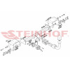 C-009 STEINHOF Фаркоп на Toyota Aygo 2005-2014 (требуется подрезка бампера), Peugeot 107 2005-2014 (без снятия и подрезки бампера), Citroen C1 2005-2014 (без снятия и подрезки бампера). Тип шара: AH (горизонтальное быстросъемное крепление шара на ключе). 