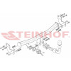 C-018 STEINHOF Фаркоп на Citroen C2 хетчбек 3 дверей 2003-2010. Требуется подрезка бампера. Тип шара: AH (горизонтальное быстросъемное крепление шара на ключе). Нагрузки: 600/27 кг, масса фаркопа 18,5 кг (без электрики в комплекте)
