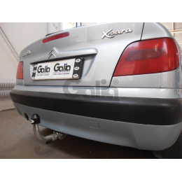 C028A GALIA Полностью оцинкованный фаркоп на Citroen Xsara хетчбек 1997-2004. Тип шара: A. Установка без снятия и выреза бампера. Нагрузки: 1100/70 кг, масса фар