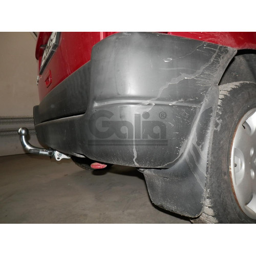 C043A GALIA Полностью оцинкованный фаркоп на Citroen Berlingo I 1996-2008, Berlingo First 2008-2012, Peugeot Partner I 1996-2008, Partner Origin 2008-2012. Особенности: для колесных баз 2690 мм и 2693 мм. Тип шара: A. Невидимый вырез бампера. Нагрузки: 11