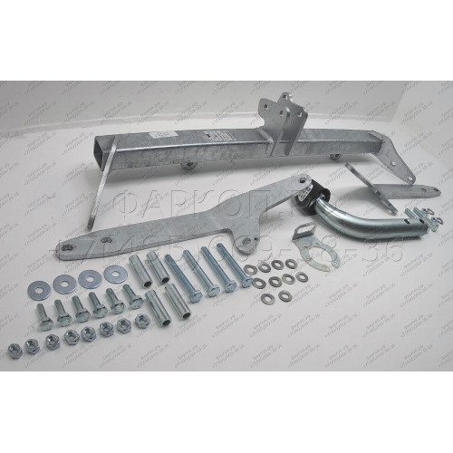 C043A GALIA Полностью оцинкованный фаркоп на Citroen Berlingo I 1996-2008, Berlingo First 2008-2012, Peugeot Partner I 1996-2008, Partner Origin 2008-2012. Особенности: для колесных баз 2690 мм и 2693 мм. Тип шара: A. Невидимый вырез бампера. Нагрузки: 11