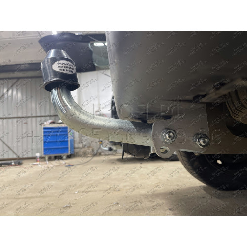 C043A GALIA Полностью оцинкованный фаркоп на Citroen Berlingo I 1996-2008, Berlingo First 2008-2012, Peugeot Partner I 1996-2008, Partner Origin 2008-2012. Особенности: для колесных баз 2690 мм и 2693 мм. Тип шара: A. Невидимый вырез бампера. Нагрузки: 11