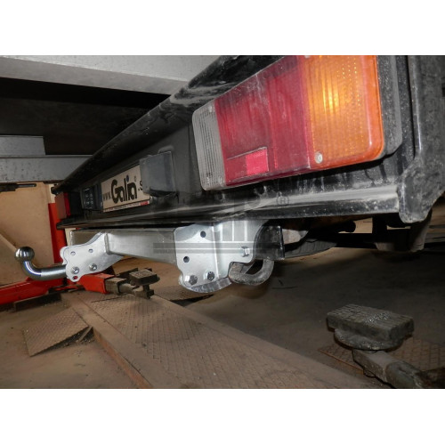 C045C GALIA Полностью оцинкованный фаркоп на Citroen Jumper 2006-, FIAT Ducato III 2006-, Peugeot Boxer 2006-, Opel Movano 2021- шасси (только оригинальная платформа). Тип шара: C (горизонтальный съемный). Установка без снятия и выреза бампера. Нагрузки: 
