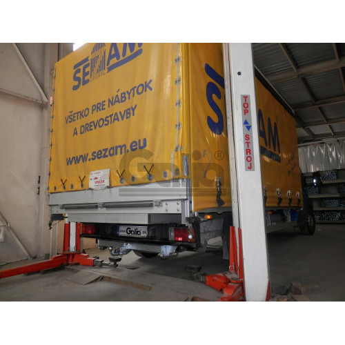 C045C GALIA Полностью оцинкованный фаркоп на Citroen Jumper 2006-, FIAT Ducato III 2006-, Peugeot Boxer 2006-, Opel Movano 2021- шасси (только оригинальная платформа). Тип шара: C (горизонтальный съемный). Установка без снятия и выреза бампера. Нагрузки: 