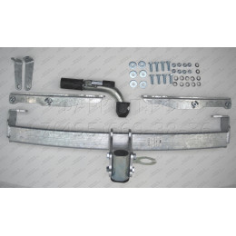 C061C GALIA Полностью оцинкованный фаркоп на Chevrolet Orlando 2011-2019, в т.ч. для авто с запасным колесом. Тип шара: C (горизонтальный съемный). Невидимый вы