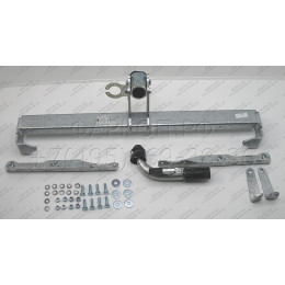C061C GALIA Полностью оцинкованный фаркоп на Chevrolet Orlando 2011-2019, в т.ч. для авто с запасным колесом. Тип шара: C (горизонтальный съемный). Невидимый вы