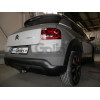 C069C GALIA Полностью оцинкованный фаркоп на Citroen C4 Cactus 2014-2020. Подрозетник убирается за бампер. Тип шара: C (горизонтальный съемный). Установка без снятия и выреза бампера. Нагрузки: 1000/70 кг, масса фаркопа 14,37 кг
