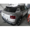 C069C GALIA Полностью оцинкованный фаркоп на Citroen C4 Cactus 2014-2020. Подрозетник убирается за бампер. Тип шара: C (горизонтальный съемный). Установка без снятия и выреза бампера. Нагрузки: 1000/70 кг, масса фаркопа 14,37 кг