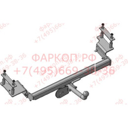 CV 01 AVTOS Фаркоп на Chevrolet Lanos седан 2004-2009, Daewoo Lanos седан 1997-2002 без подрезки бампера. Тип шара: A. Нагрузки: 1000/75 кг, масса фаркопа 14,5 кг (без электрик