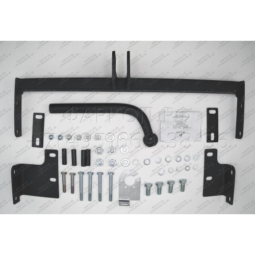CV 01 AVTOS Фаркоп на Chevrolet Lanos седан 2004-2009, Daewoo Lanos седан 1997-2002 без подрезки бампера. Тип шара: A. Нагрузки: 1000/75 кг, масса фаркопа 14,5 кг (без электрики в комплекте)