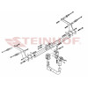 D-015 STEINHOF Фаркоп на Renault Duster 2WD, 4WD 2010-2015, 2015-2021, Renault Duster 2 2021-2022 (без снятия и подрезки бампера), Nissan Terrano 2014-2022 (требуется подрезка бампера). Тип шара: AV (вертикальное быстросъемное крепление шара на ключе). На