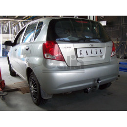 D038C GALIA Полностью оцинкованный фаркоп на Chevrolet Aveo хетчбек 3/5 дверей 2002-2012, Daewoo Kalos хетчбек 3/5 дверей 2002-2012. Тип шара: C (горизонтальный съемный). 