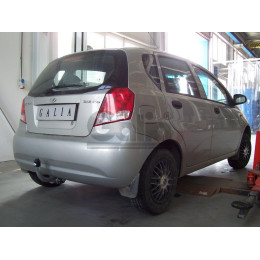 D038C GALIA Полностью оцинкованный фаркоп на Chevrolet Aveo хетчбек 3/5 дверей 2002-2012, Daewoo Kalos хетчбек 3/5 дверей 2002-2012. Тип шара: C (горизонтальный съемный). 