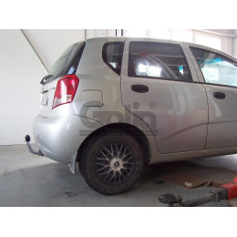 D038C GALIA Полностью оцинкованный фаркоп на Chevrolet Aveo хетчбек 3/5 дверей 2002-2012, Daewoo Kalos хетчбек 3/5 дверей 2002-2012. Тип шара: C (горизонтальный съемный). 