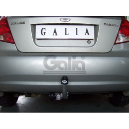 D038C GALIA Полностью оцинкованный фаркоп на Chevrolet Aveo хетчбек 3/5 дверей 2002-2012, Daewoo Kalos хетчбек 3/5 дверей 2002-2012. Тип шара: C (горизонтальный съемный). 