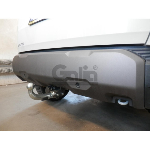 D055V GALIA Полностью оцинкованный фаркоп на Renault Duster 2024-, Dacia Duster 2024-, Dacia Bigster 2025-, Renault Bigster 2025-. Тип шара: AV (вертикальное быстросъемное крепление шара на ключе). Требуется вырез бампера. Нагрузки: 1700/80 кг, масса фарк