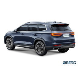 F.0919.001 BERG Фаркоп на Jetour X70 Plus 2023-, Jetour X90 Plus 2023-, Soueast s07 2024-, Soueast s09 2024-. Требуется подрезка бампера. Тип шара: A. Нагрузки: 1500/75 кг, масса фаркопа 18,7 к