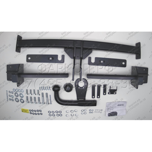 F.0919.001 BERG Фаркоп на Jetour X70 Plus 2023-, Jetour X90 Plus 2023-, Soueast s07 2024-, Soueast s09 2024-. Требуется подрезка бампера. Тип шара: A. Нагрузки: 1500/75 кг, масса фаркопа 18,7 кг (без электрики в комплекте)