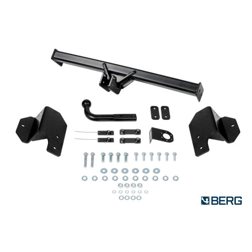 F.1013.001 BERG Фаркоп на Chevrolet Tracker 2021- без снятия и подрезки бампера. Тип шара: A. Нагрузки: 1200/75 кг, масса фаркопа 17,4 кг (без электрики в комплекте)