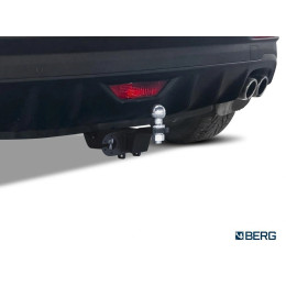 F.1912.002 BERG Фаркоп на Belgee X50 2023-, Geely Coolray 2020-2023, 2023-2025. Требуется подрезка бампера. Тип шара: E. Нагрузки: 1500/75 кг, масса фаркопа 16,6 кг (без электрики 