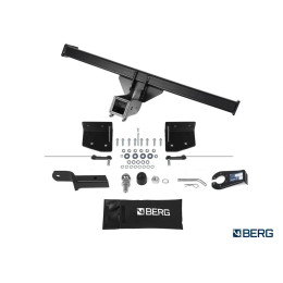 F.1912.002 BERG Фаркоп на Belgee X50 2023-, Geely Coolray 2020-2023, 2023-2025. Требуется подрезка бампера. Тип шара: E. Нагрузки: 1500/75 кг, масса фаркопа 16,6 кг (без электрики 