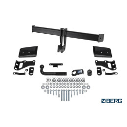 F.2316.001 BERG Фаркоп на Hyundai Santa Fe 2012-2018, Kia Sorento 2012-2020 (сборка РФ). Требуется подрезка бампера. Тип шара: A. Нагрузки: 2500/100 кг, масса фаркопа 18,2 кг (без 