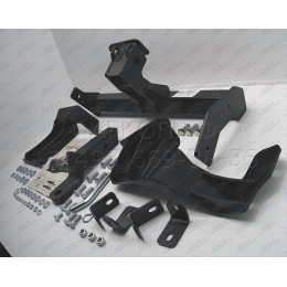 F.4012.001 BERG Фаркоп на Mitsubishi Outlander XL 2007-2012, Peugeot 4007 2008-2012, Citroen C-Crosser 2007-2012. Требуется подрезка бампера. Тип шара: E. Нагрузки: 1500/75 кг, масса фаркопа 24 
