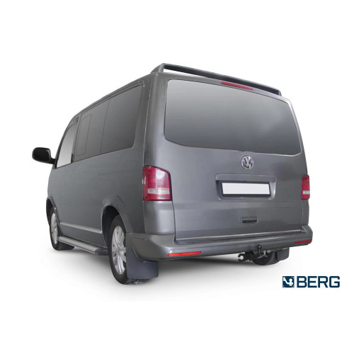 F.5812.001 BERG Фаркоп на Volkswagen Transporter T5,T6 2003-2019, Volkswagen Caravelle T5,T6 2003-2019, Volkswagen Multivan T5,T6 2003-2019 без подрезки бампера. Тип шара: A. Нагрузки: 3000/100 кг, масса фаркопа 17 кг (без электрики в комплекте)