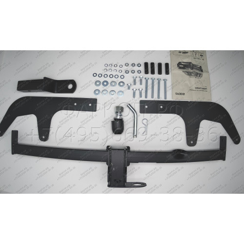 F.6017.005 BERG Фаркоп на Lada Largus (вкл. Cross) 2012- без снятия и подрезки бампера. Тип шара: E. Нагрузки: 1300/75 кг, масса фаркопа 17 кг (без электрики в комплекте)