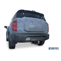 F.9415.002 BERG Фаркоп на Haval H3 2024- без снятия и подрезки бампера. Тип шара: E. Нагрузки: 1500/75 кг, масса фаркопа 19,4 кг (без электрики в комплекте)