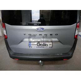 F142V GALIA Полностью оцинкованный фаркоп на Ford Tourneo Courier 2023-, Ford Transit Courier 2023-. Подрозетник убирается за бампер. Тип шара: AV (вертикальное быстросъе