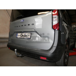 F142V GALIA Полностью оцинкованный фаркоп на Ford Tourneo Courier 2023-, Ford Transit Courier 2023-. Подрозетник убирается за бампер. Тип шара: AV (вертикальное быстросъе