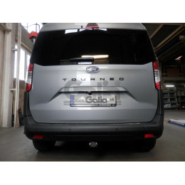 F142V GALIA Полностью оцинкованный фаркоп на Ford Tourneo Courier 2023-, Ford Transit Courier 2023-. Подрозетник убирается за бампер. Тип шара: AV (вертикальное быстросъе
