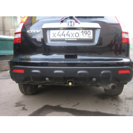 FA 0511-E Бизон Фаркоп на Honda CR-V 2006-2013. Требуется подрезка бампера. Тип шара: E (легкосъемный шар под квадрат). Нагрузки: 2500/120 кг. Не комплектуется 
