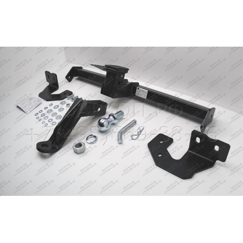 FA 0851-E Бизон Фаркоп на Toyota Prius 30 2009-2015 без подрезки бампера. Тип шара: E (легкосъемный шар под квадрат). Нагрузки: 2700/100 кг. Не комплектуется электрикой