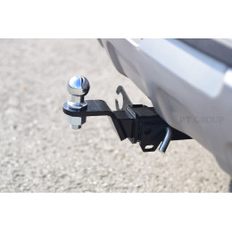 GEA-18-991122.00 PT GROUP Фаркоп на Geely Atlas 2018-2021 без подрезки бампера. Тип шара: E (легкосъемный шар под квадрат). Нагрузки: 1500/75 кг, масса фаркопа 18,7 кг (бе