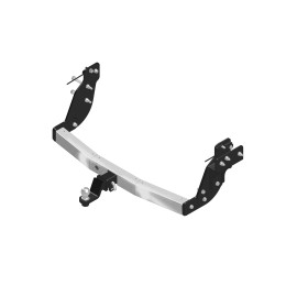 GWP-21-991124.00 PT GROUP Фаркоп оцинкованный с нержавеющей накладкой на Great Wall Poer 2021- без подрезки бампера. Тип шара: E (легкосъемный шар под квадрат). Н