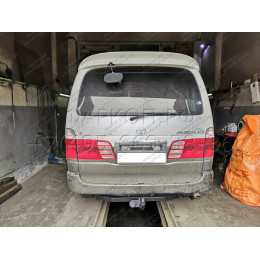 H.T52.A HALTY Фаркоп на Toyota Granvia 1995-2004, Toyota Grand Hiace 1999-2002, Toyota Hiace H12, H22, H18, H28 1995-2005 без подрезки бампера. Тип шара: A. Нагрузки: 750/75 кг, масса фаркопа 14,8 к