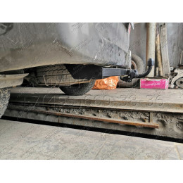 H.T52.A HALTY Фаркоп на Toyota Granvia 1995-2004, Toyota Grand Hiace 1999-2002, Toyota Hiace H12, H22, H18, H28 1995-2005 без подрезки бампера. Тип шара: A. Нагрузки: 750/75 кг, масса фаркопа 14,8 к