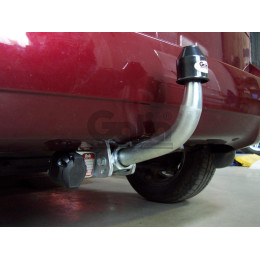 H043A GALIA Полностью оцинкованный фаркоп на Hyundai Matrix 2001-2008. Тип шара: A. Без выреза бампера. Нагрузки: 1400/52 кг, масса фаркопа 15,22 кг