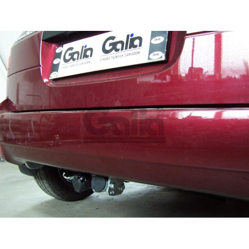 H043A GALIA Полностью оцинкованный фаркоп на Hyundai Matrix 2001-2008. Тип шара: A. Без выреза бампера. Нагрузки: 1400/52 кг, масса фаркопа 15,22 кг