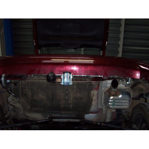 H043A GALIA Полностью оцинкованный фаркоп на Hyundai Matrix 2001-2008. Тип шара: A. Без выреза бампера. Нагрузки: 1400/52 кг, масса фаркопа 15,22 кг