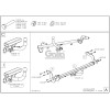 H043A GALIA Полностью оцинкованный фаркоп на Hyundai Matrix 2001-2008. Тип шара: A. Без выреза бампера. Нагрузки: 1400/52 кг, масса фаркопа 15,22 кг
