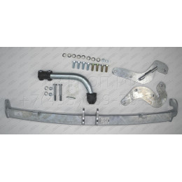 H043A GALIA Полностью оцинкованный фаркоп на Hyundai Matrix 2001-2008. Тип шара: A. Без выреза бампера. Нагрузки: 1400/52 кг, масса фаркопа 15,22 кг