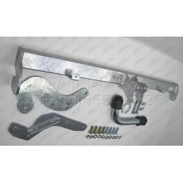 H043A GALIA Полностью оцинкованный фаркоп на Hyundai Matrix 2001-2008. Тип шара: A. Без выреза бампера. Нагрузки: 1400/52 кг, масса фаркопа 15,22 кг