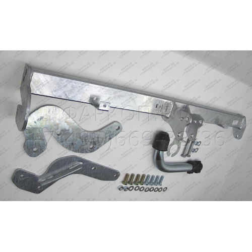 H043A GALIA Полностью оцинкованный фаркоп на Hyundai Matrix 2001-2008. Тип шара: A. Без выреза бампера. Нагрузки: 1400/52 кг, масса фаркопа 15,22 кг