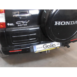 H050A GALIA Полностью оцинкованный фаркоп на Honda CR-V 2002-2007. Особенности: запасное колесо на задней двери. Тип шара: A. Установка без снятия и выреза 